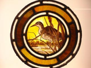Victorian stained glass roundell