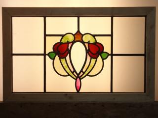 Art Nouveau leaded glass