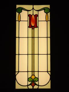 Art Nouveau stained glass