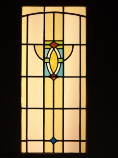 Art Deco stained glass