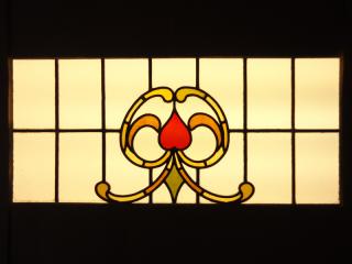 Art Nouveau stained glass