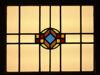 Art Deco stained glass