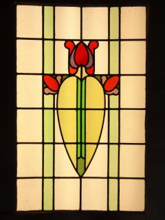 Art Nouveau stained glass