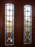 stained glass door