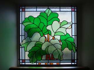 Leaded glass window