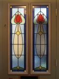 art nouveau stained glass