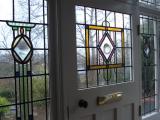 art deco leaded glass