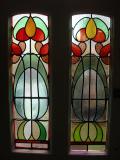 art nouveau stained glass