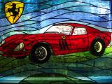 stained glass car