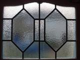 leaded glass door