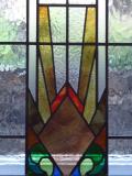 Art Deco stained glass