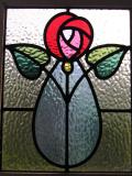 stained glass flower